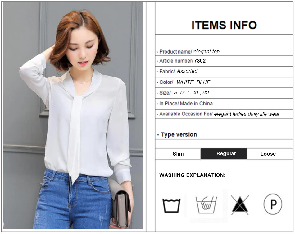 MFrannie Korean Version Long Sleeved Bowknot Pure Color Womens Shirt 